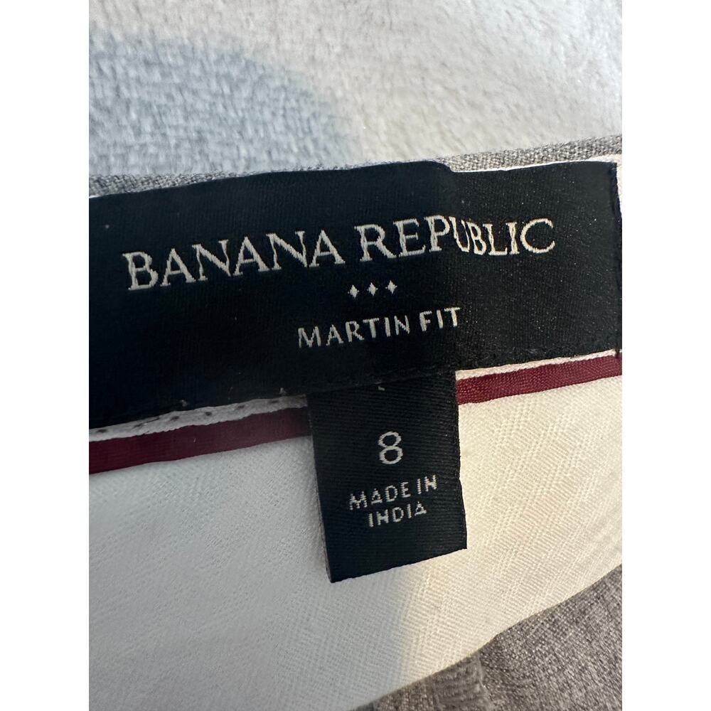 Banana Republic Martin Fit Gray Trousers – Size 8 - Picture 4 of 6